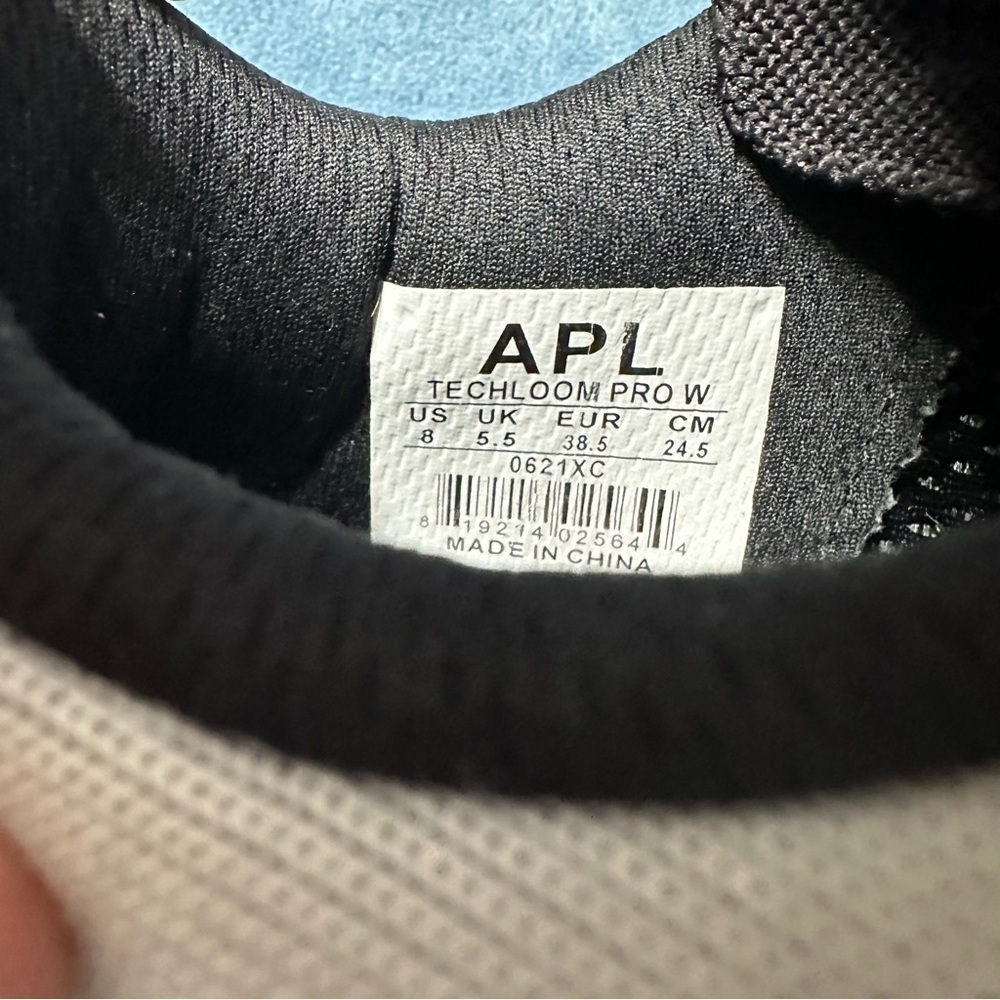 APL Techloom Pro Black White Ombré Classic Running Shoe Sneaker - Picture 10 of 11